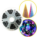 Cordão Pisca-Pisca Natal 200 Lampadas Led 8 Funções Rolo 50M 110V (BRANCA)