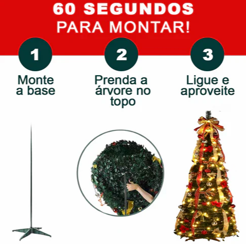 Árovre de Natal + BRINDE EXCLUSIVO DE BLACK FRIDAY